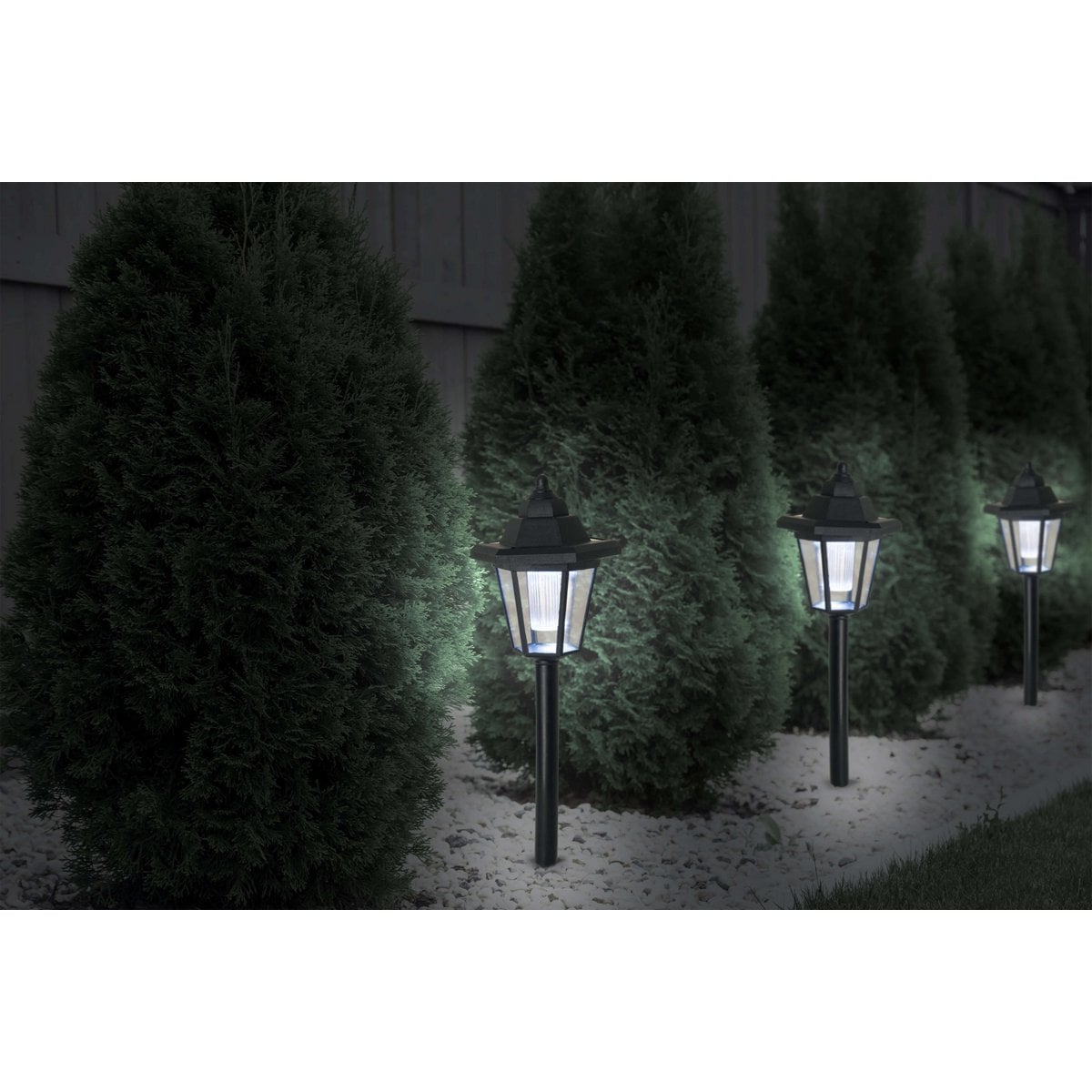Solar-Erdspieß Gartenleuchte 43,5 cm hoch – ideal für Wege und Beete