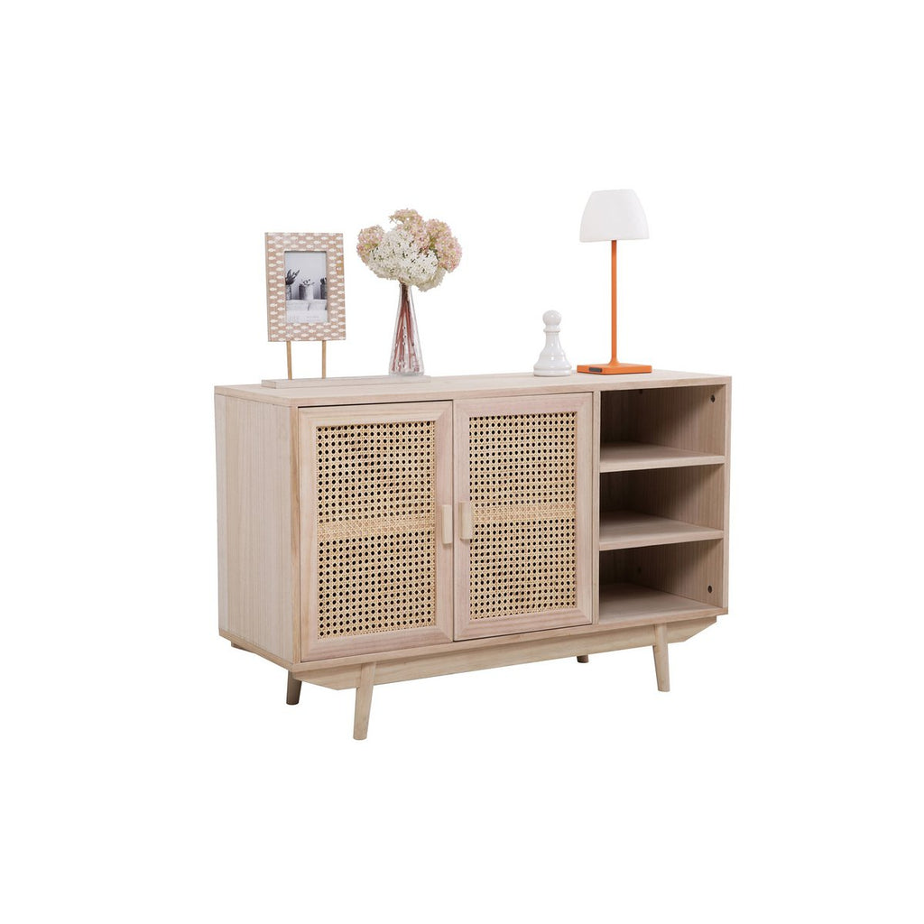 Sideboard 100x36 cm Rattangeflecht