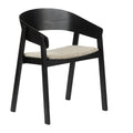 EDO -Holzsessel schwarz (2) Set (2)