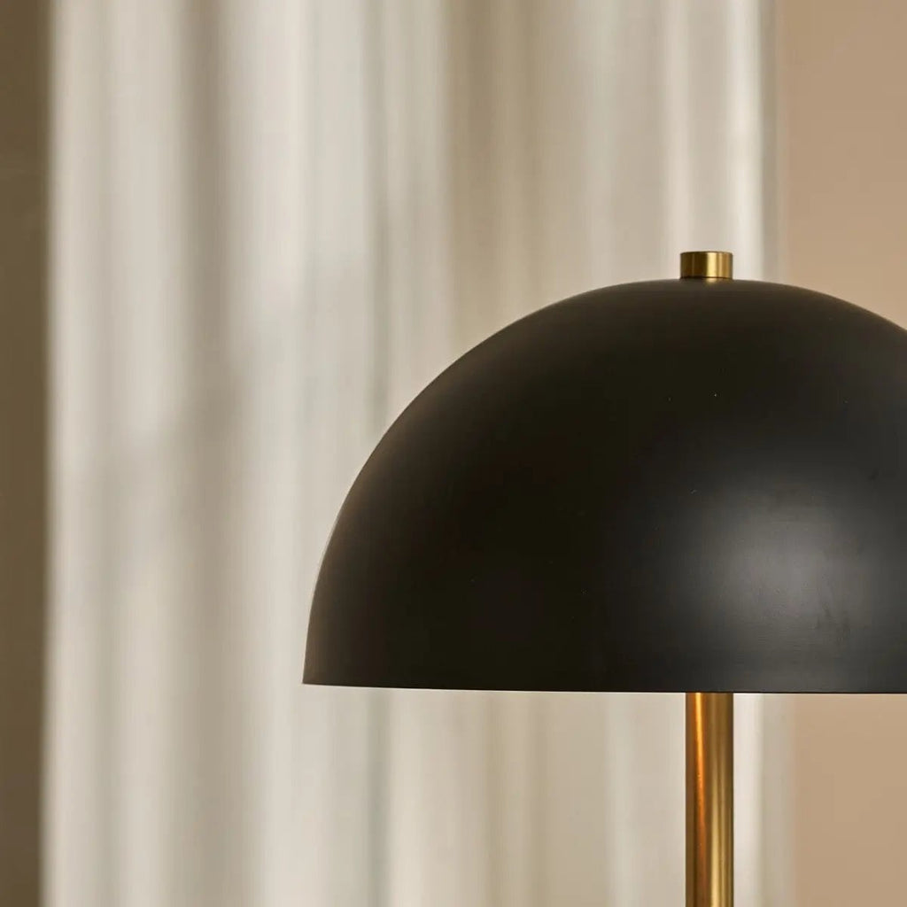 Lola Gold & Schwarz Tischlampe | Elegantes Metalldesign