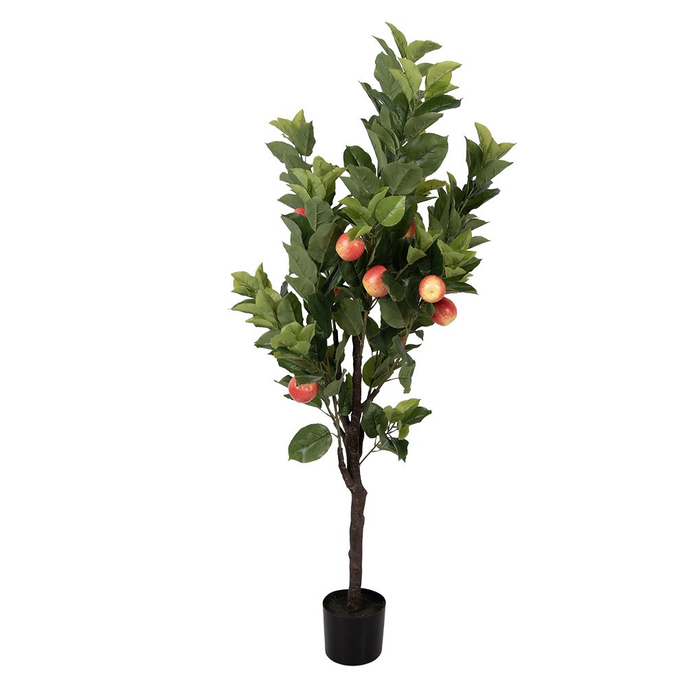 Künstlicher Baum Apfel 30x30x150 cm Grün Kunststoff
