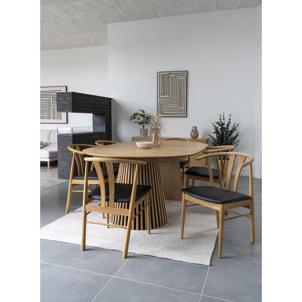 Glas-Vase braun - moderne Designer-Vase Detailansicht