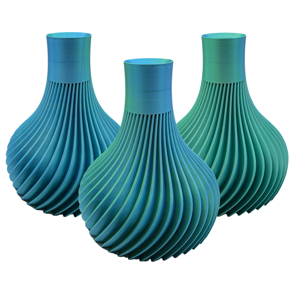 Virella 3D-Vase – 3D-gedruckte Vase – nachhaltiges PLA – geeignet für künstliche Blumen