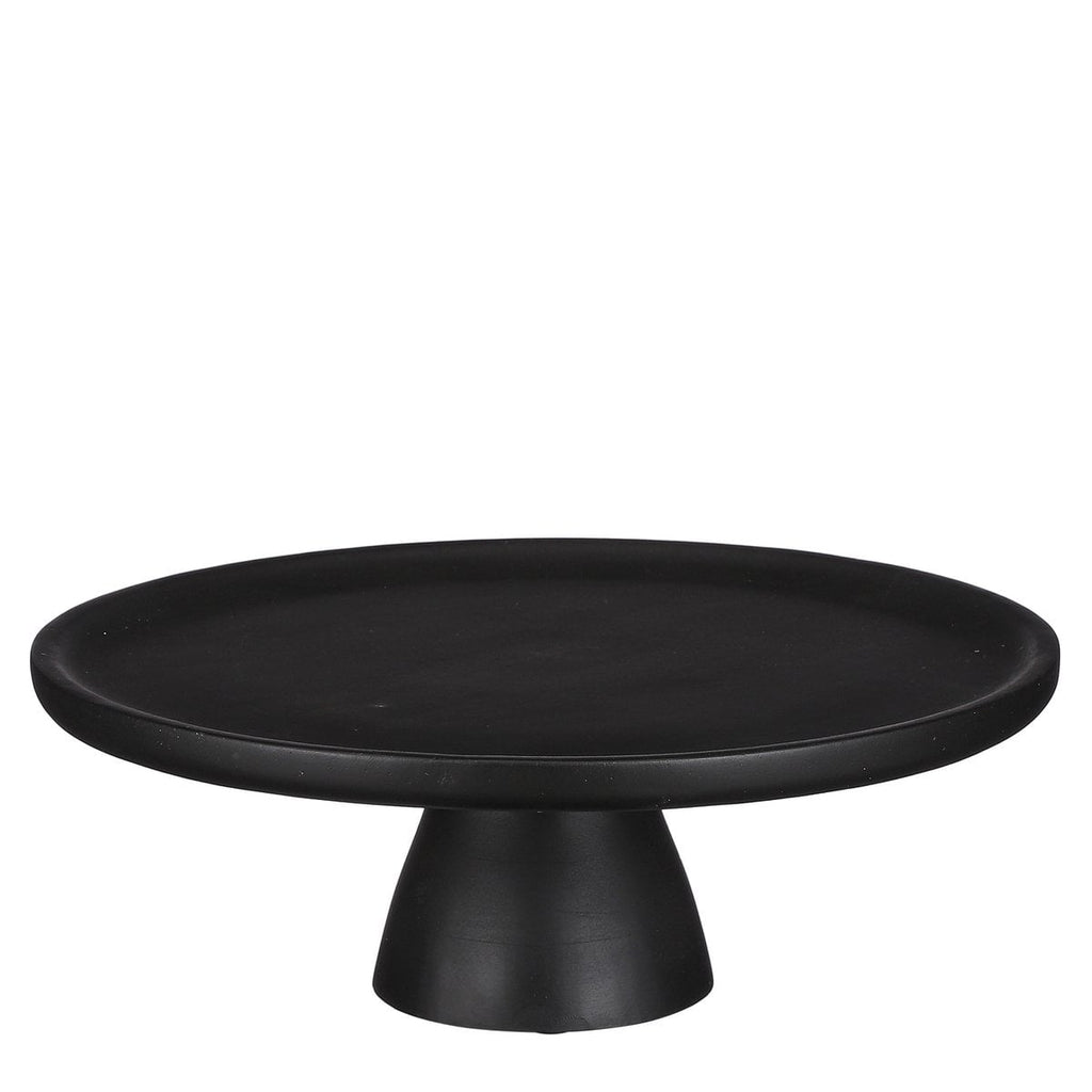 Tortenständer Tallo Schwarz von Mica Decorations, 30cm Durchmesser