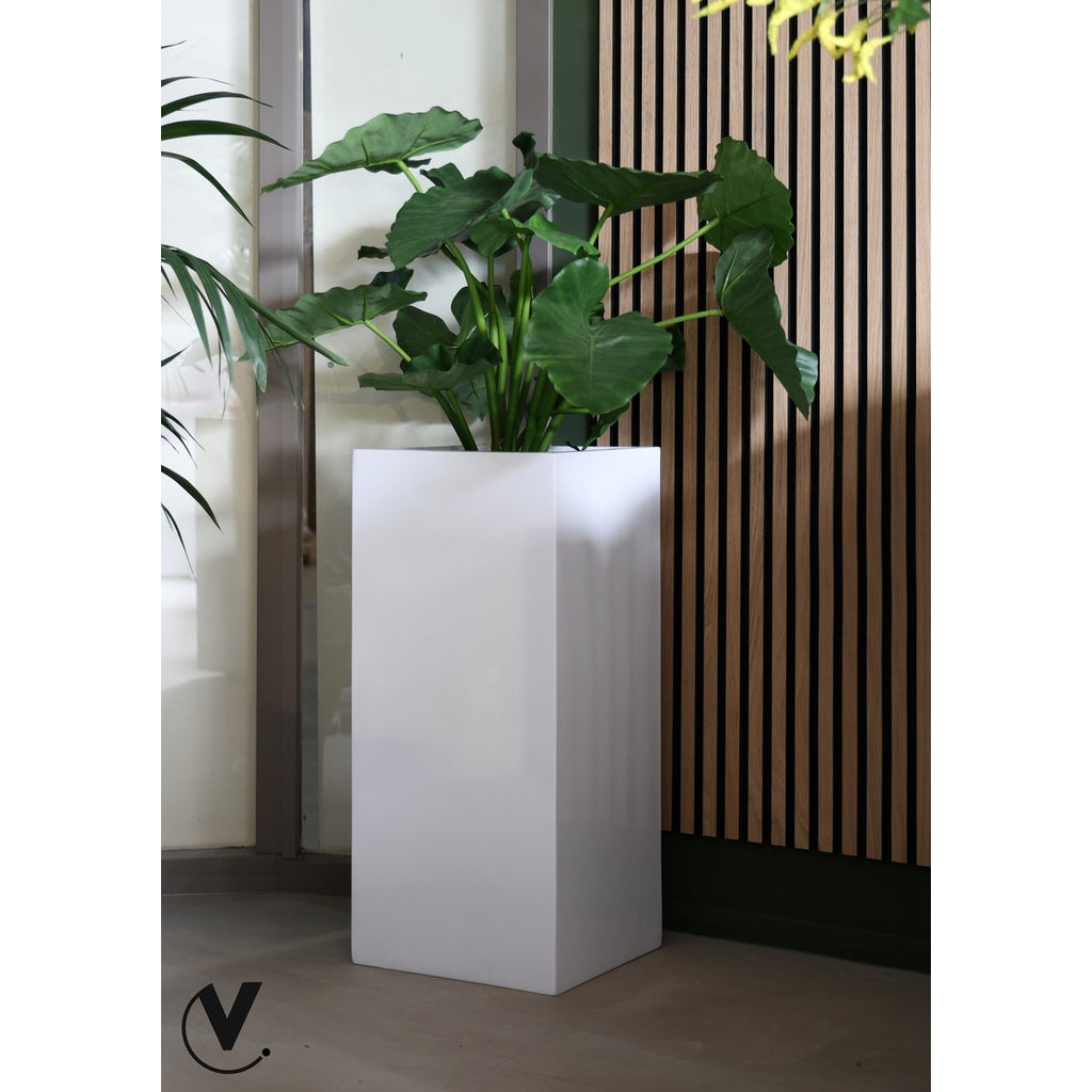 Säule/Pflanzer - Mont Blanc Shiny L35 X B35 X H80CM