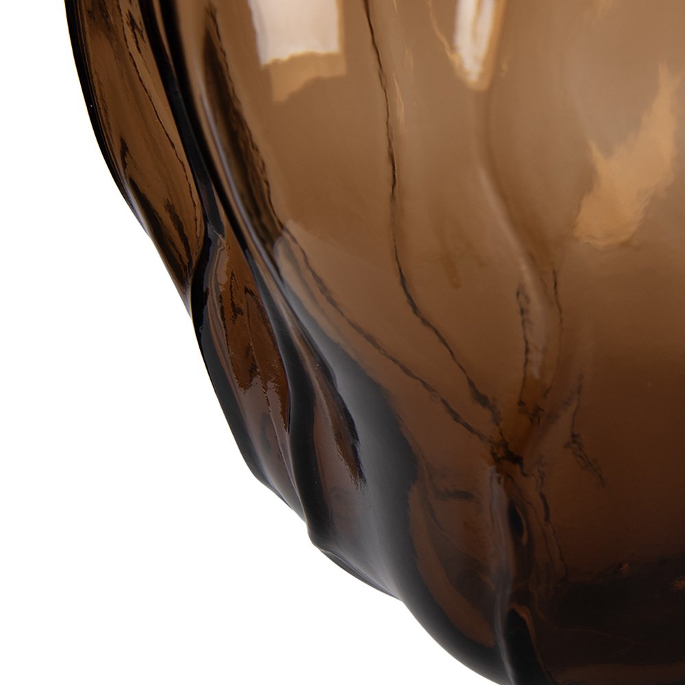Vase Ø 26x31 cm Braunes Glas