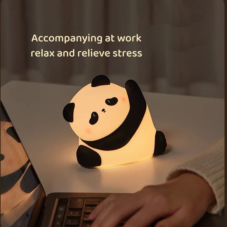 Kung Fu Panda Nachtlicht – Weiche Silikon-LED-Lampe für Kinderzimmer und Nachttisch