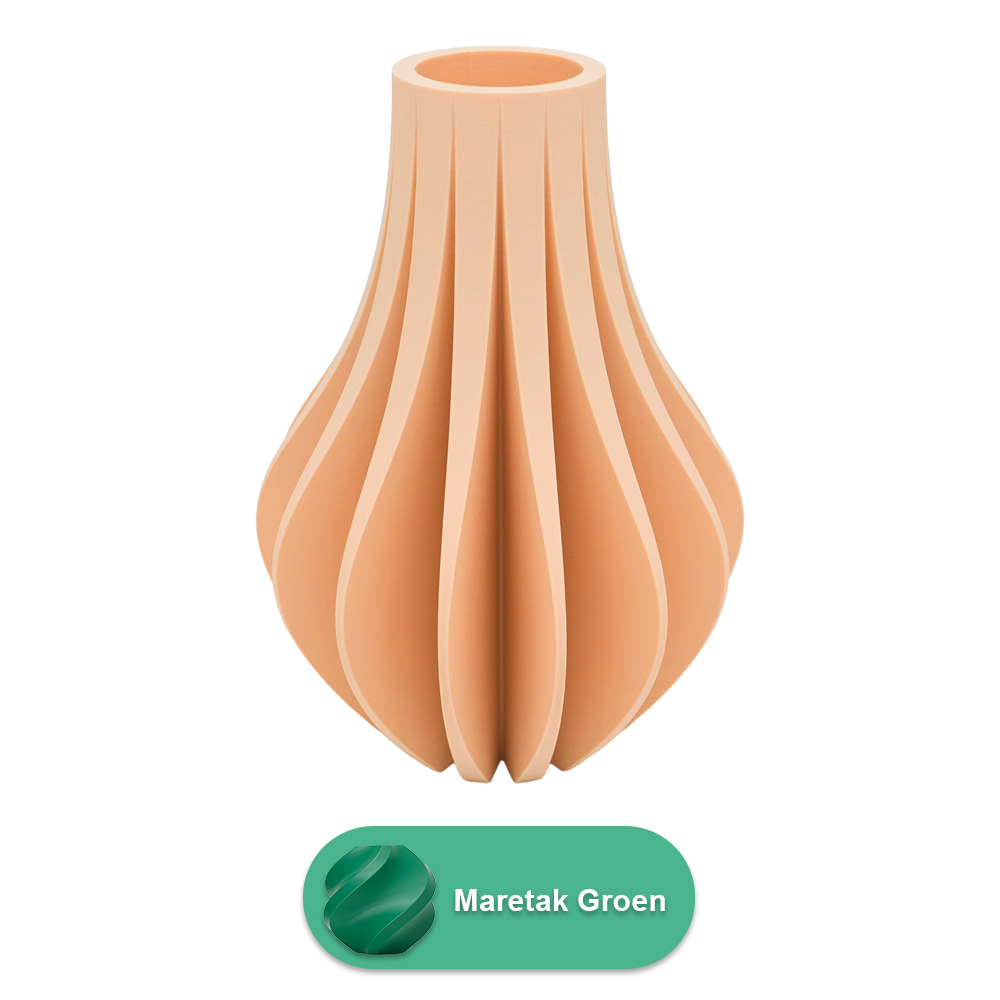 Aventa 3D-Vase – 3D-gedruckte Vase – nachhaltiges PLA – geeignet für künstliche Blumen