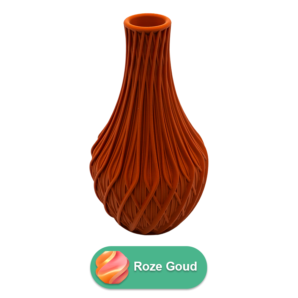 Miroa 3D-Vase – 3D-gedruckte Vase – nachhaltiges PLA – geeignet für künstliche Blumen