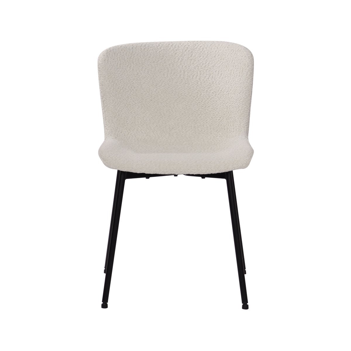 Stuhl 2er Set mit Bouclé-Bezug