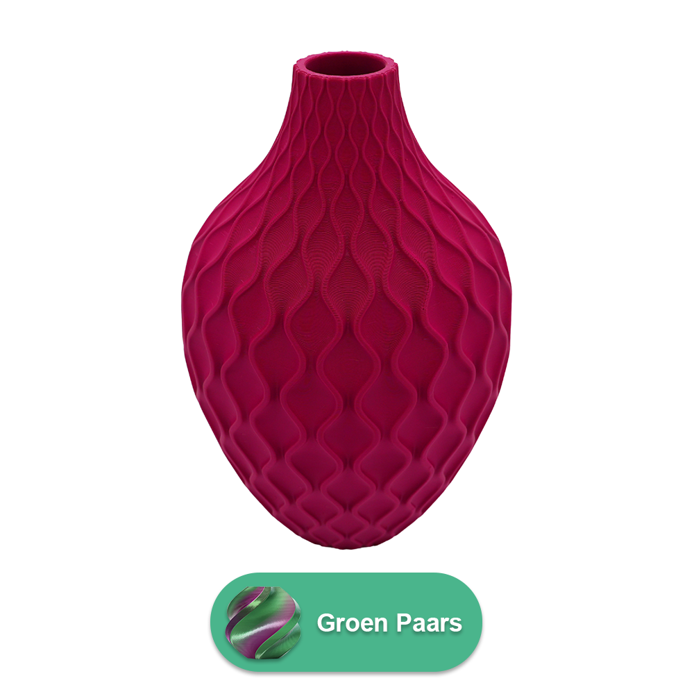 Ophira 3D-Vase – 3D-gedruckte Vase – nachhaltiges PLA – geeignet für künstliche Blumen