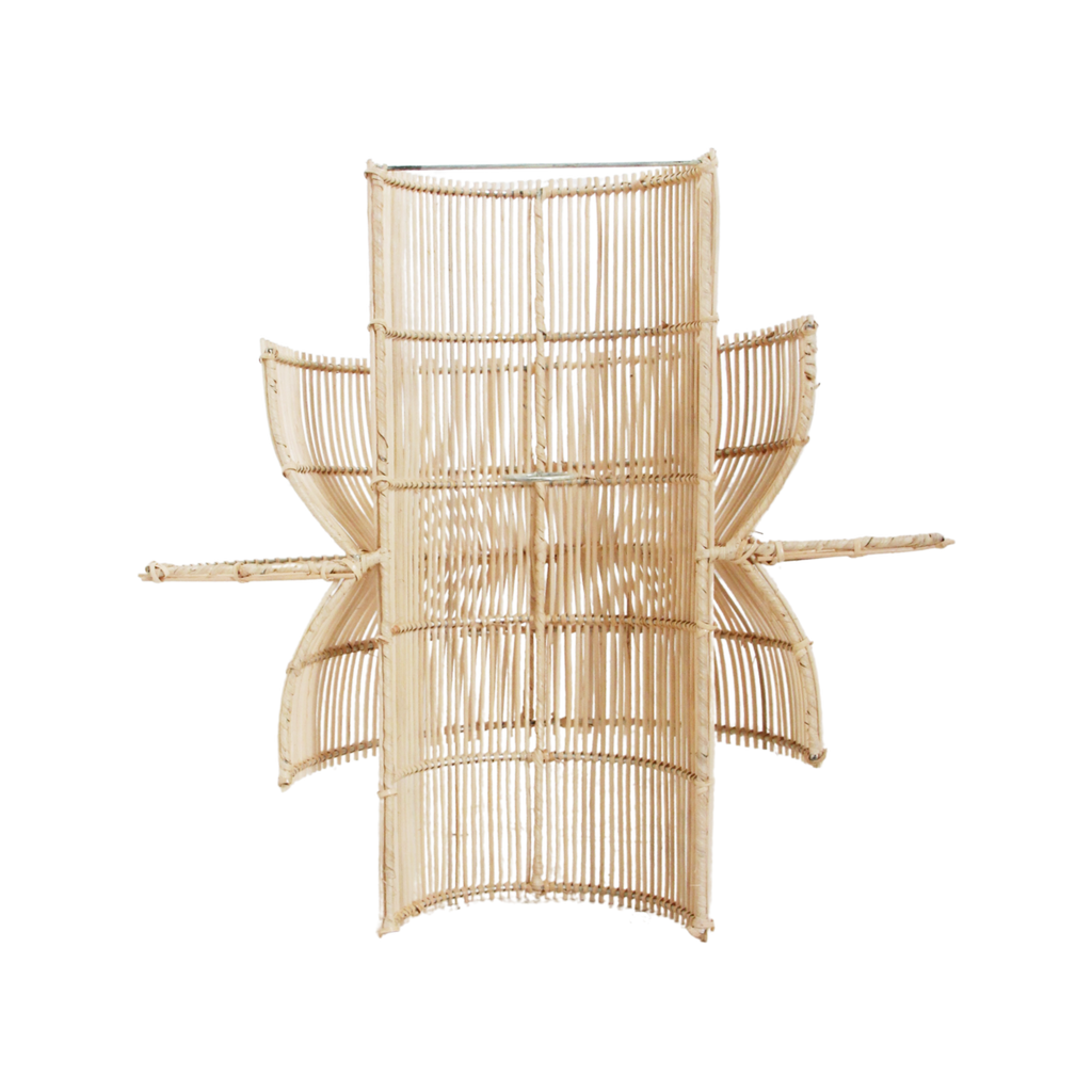 Saturn Wandlamp Rattan