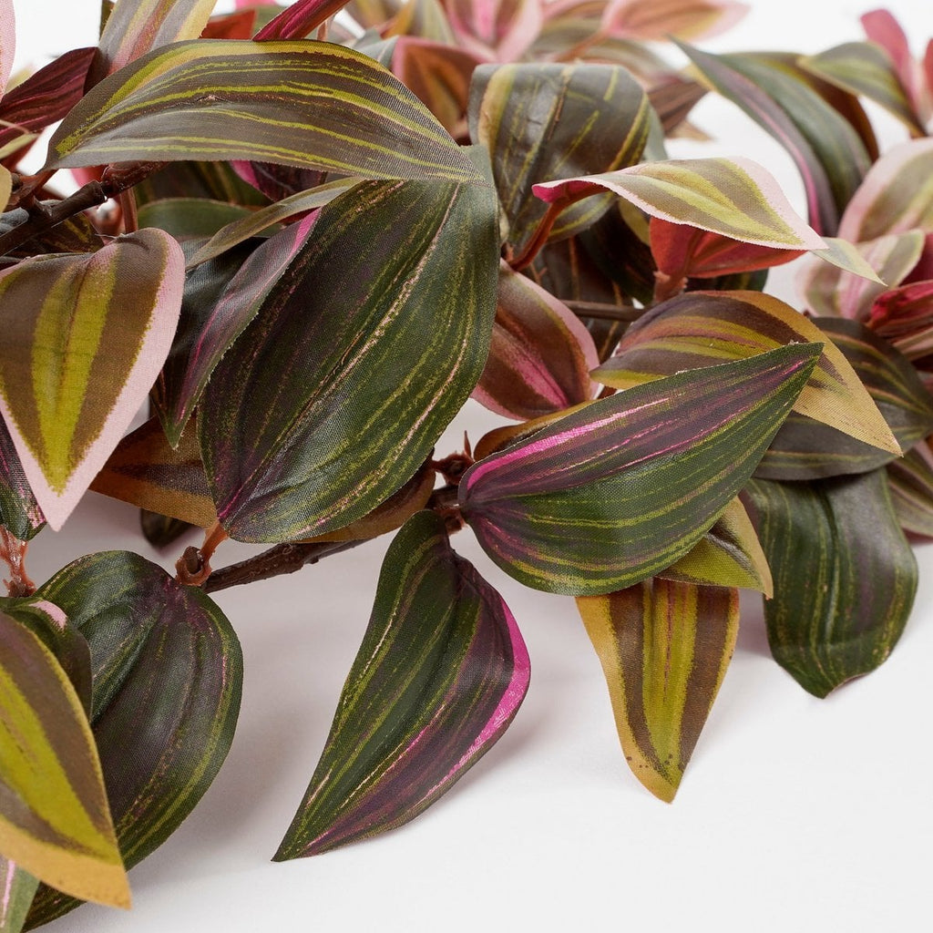Künstliche Hängepflanze Tradescantia Dunkelrot