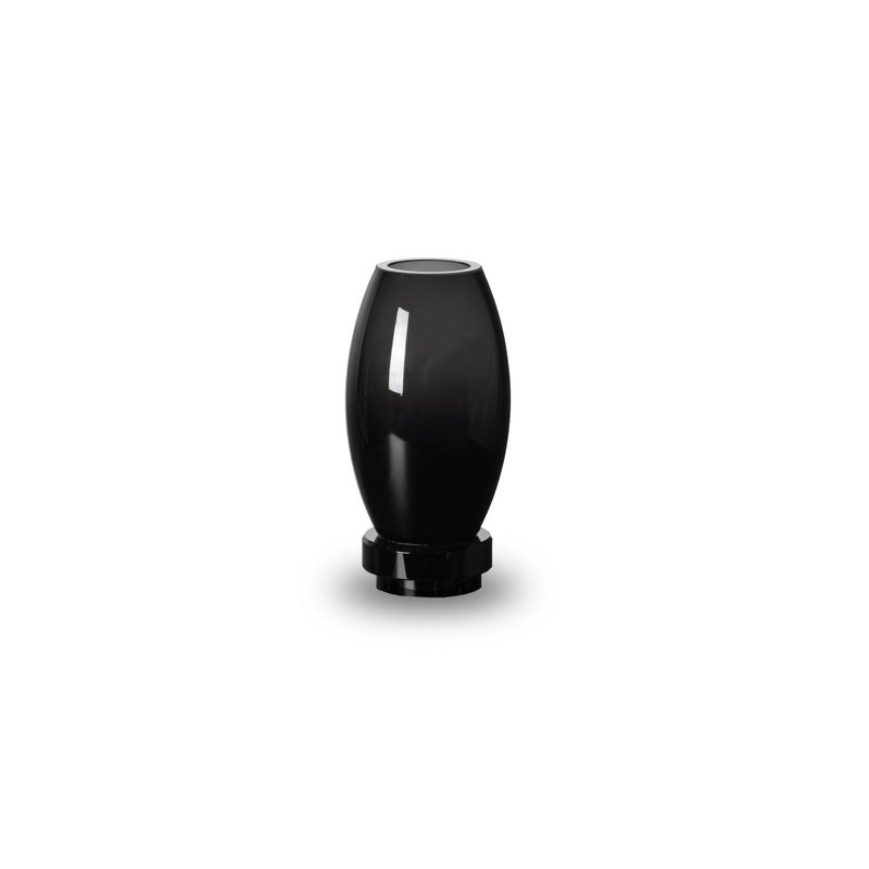 Kleine moderne Vase, innovatives Design, Rückseite aus hochwertigem Glas. RUD15ZW