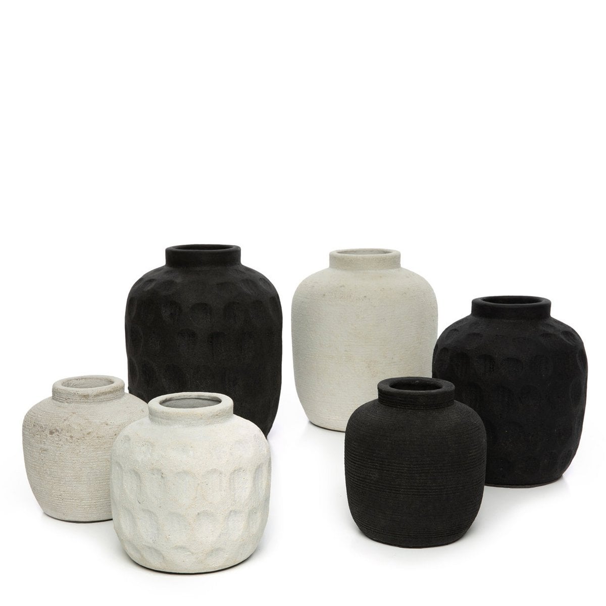 Peaky Vase S schwarz - stilvolle Wohndekoration von Bazar Bizar