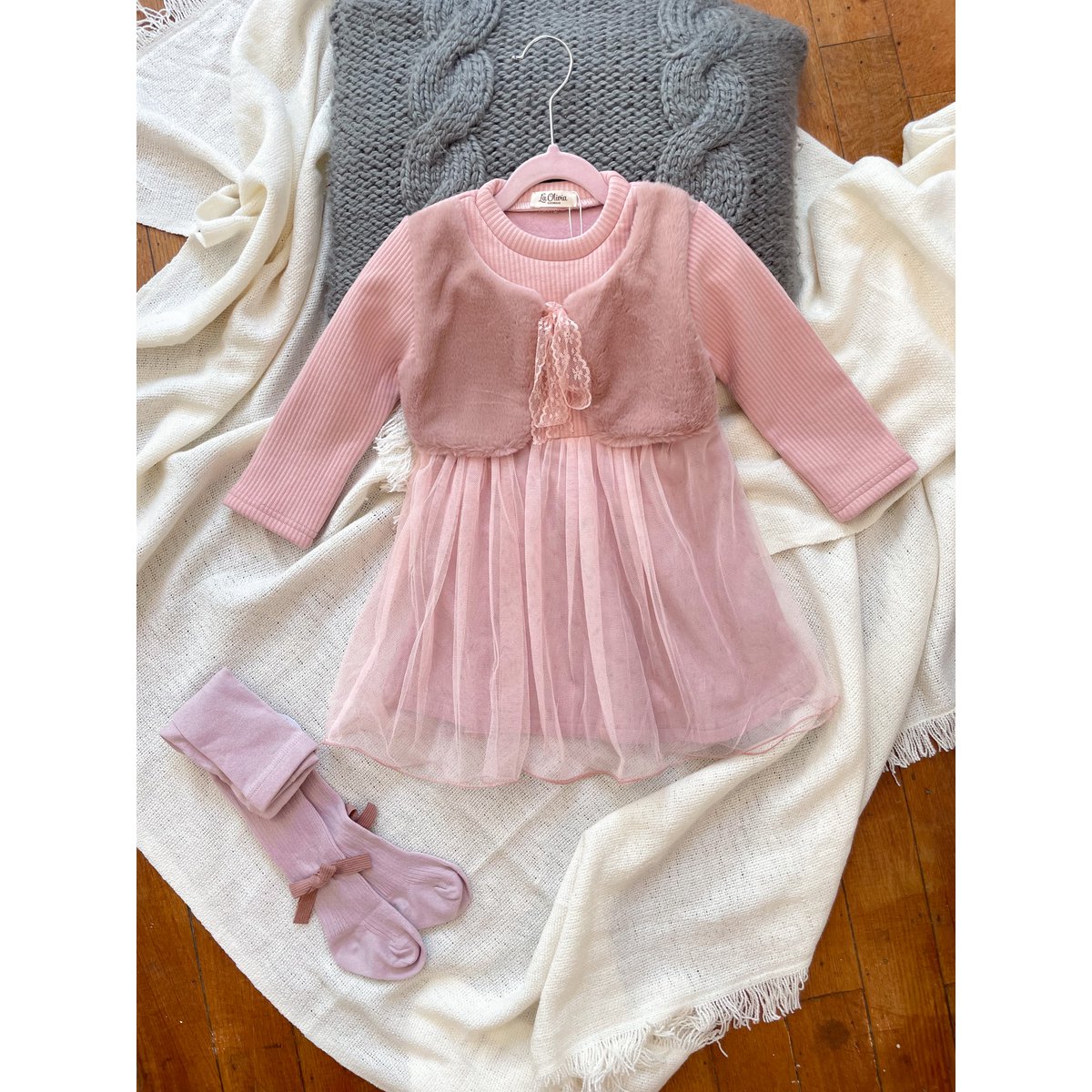 Melody-Tüll-Winterkleid