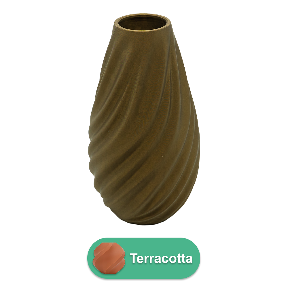 Lunaris 3D-Vase – 3D-gedruckte Vase – nachhaltiges PLA – geeignet für künstliche Blumen