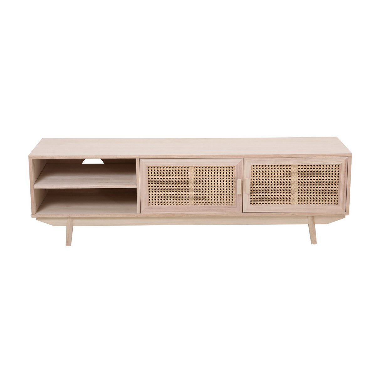 Lowboard 150x36 cm Rattanfront