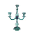 Türkis Glaskerzenhalter 3er-Set 35cm - Elegante Kerzenständer von AULICA
