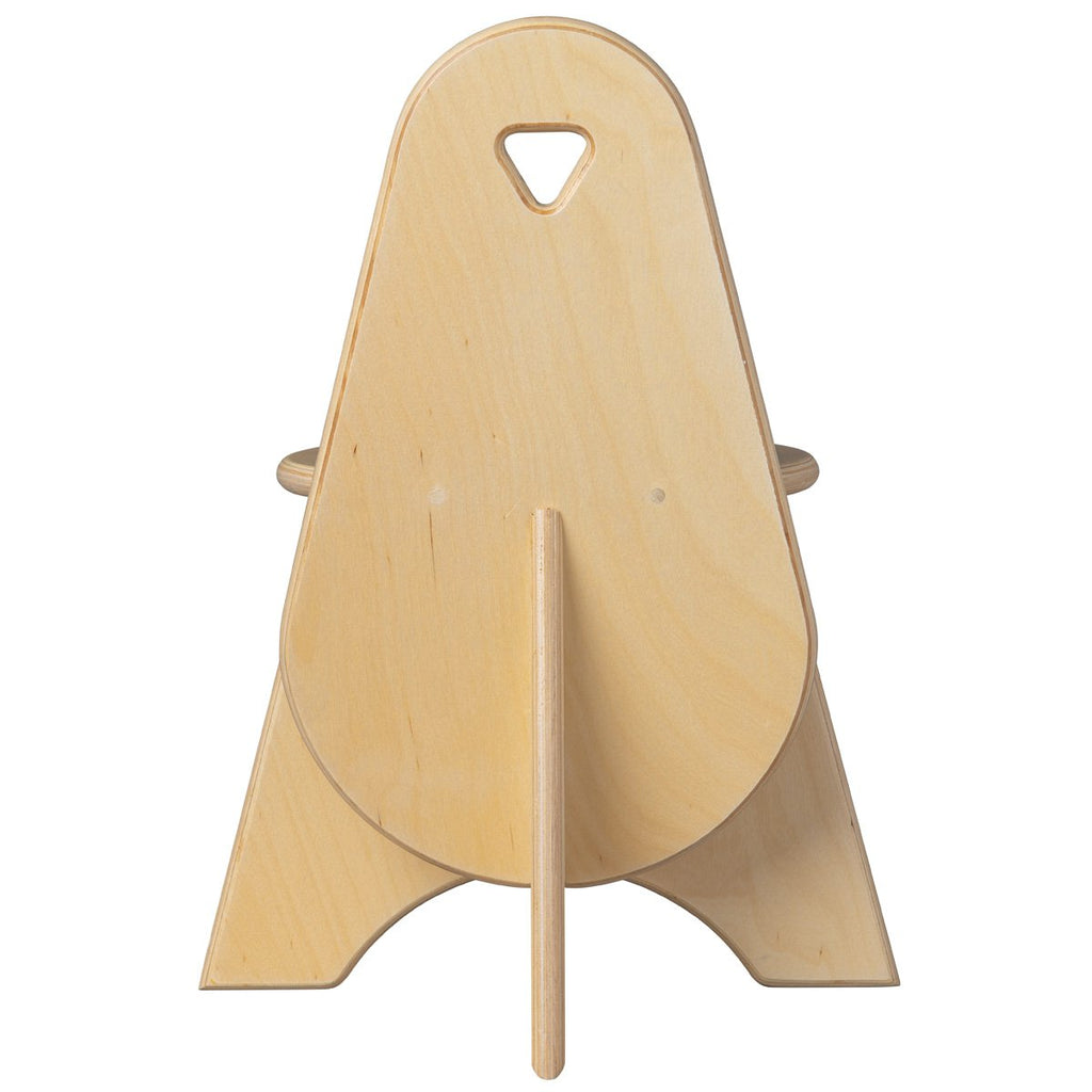 Van Dijk Toys Holzstuhl Apollo für Kleinkinder - Naturel (Kinderbetreuungsqualität)