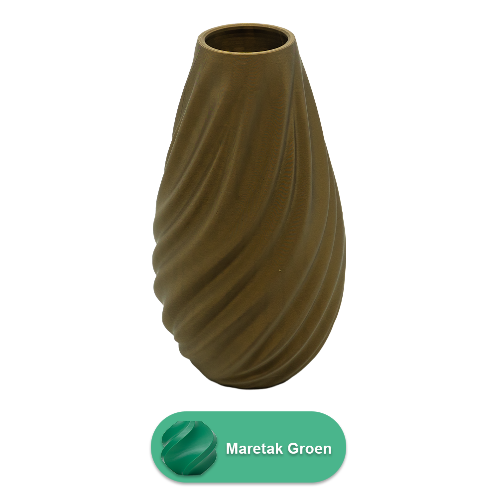Lunaris 3D-Vase – 3D-gedruckte Vase – nachhaltiges PLA – geeignet für künstliche Blumen
