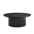 Couchtisch Ø 85 cm Schwarz