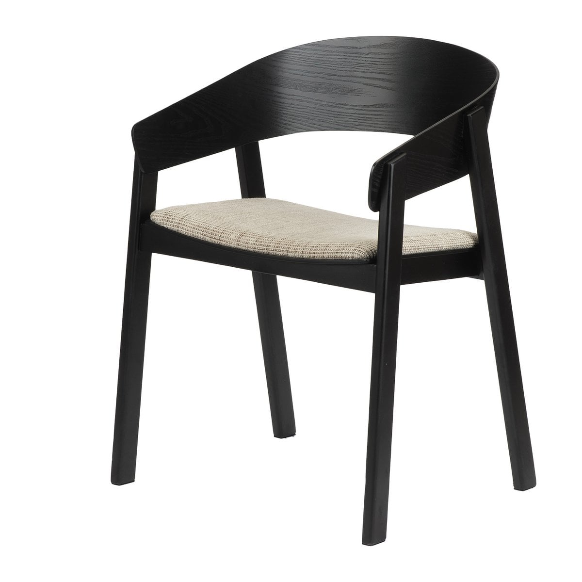 EDO -Holzsessel schwarz (2) Set (2)