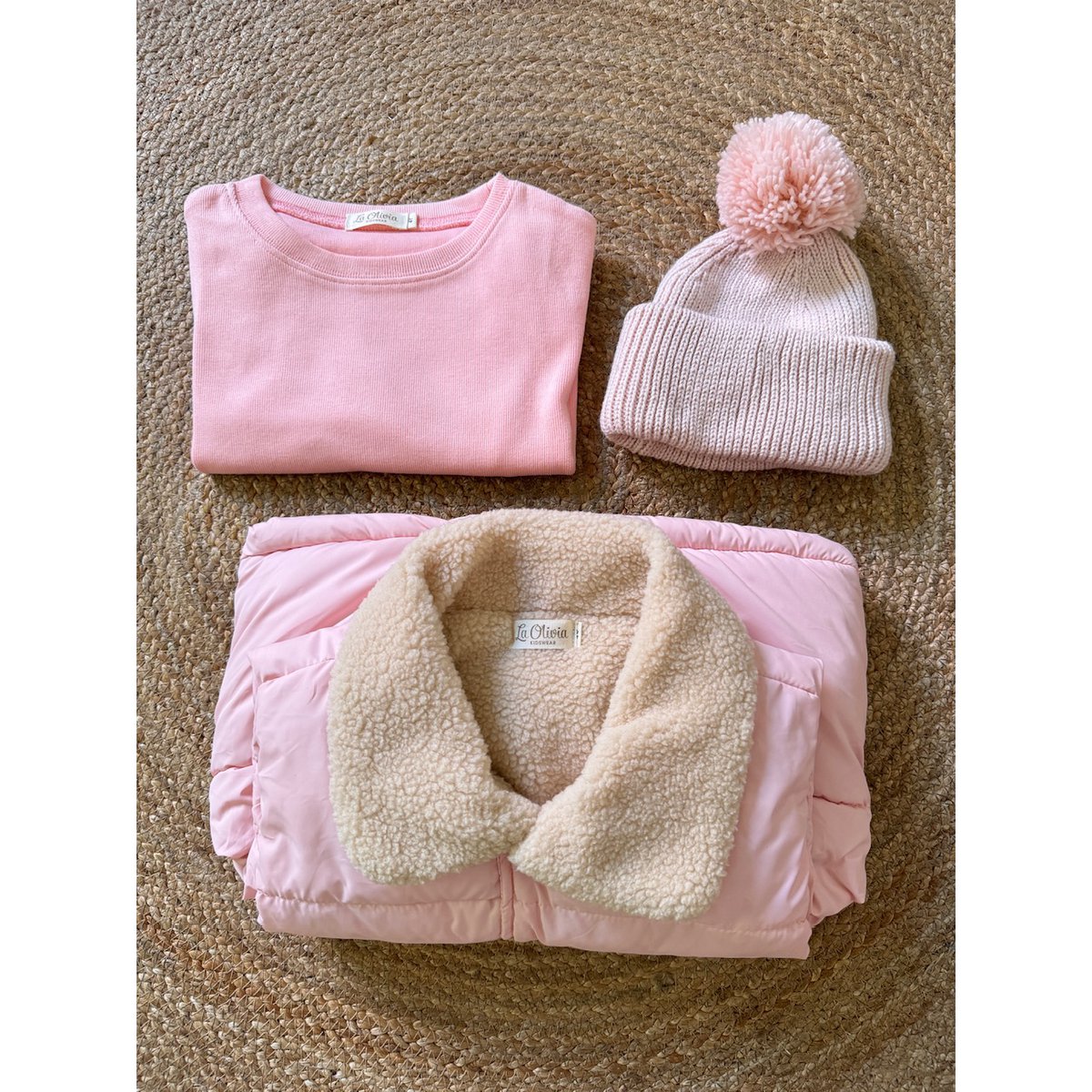 Kinder Bommelmütze Unisex – Freya | La Olivia Kids