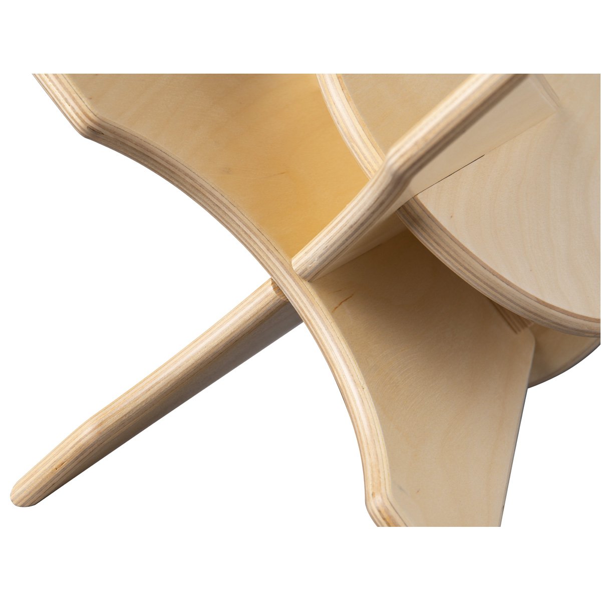 Van Dijk Toys Holzstuhl Apollo für Kleinkinder - Naturel (Kinderbetreuungsqualität)