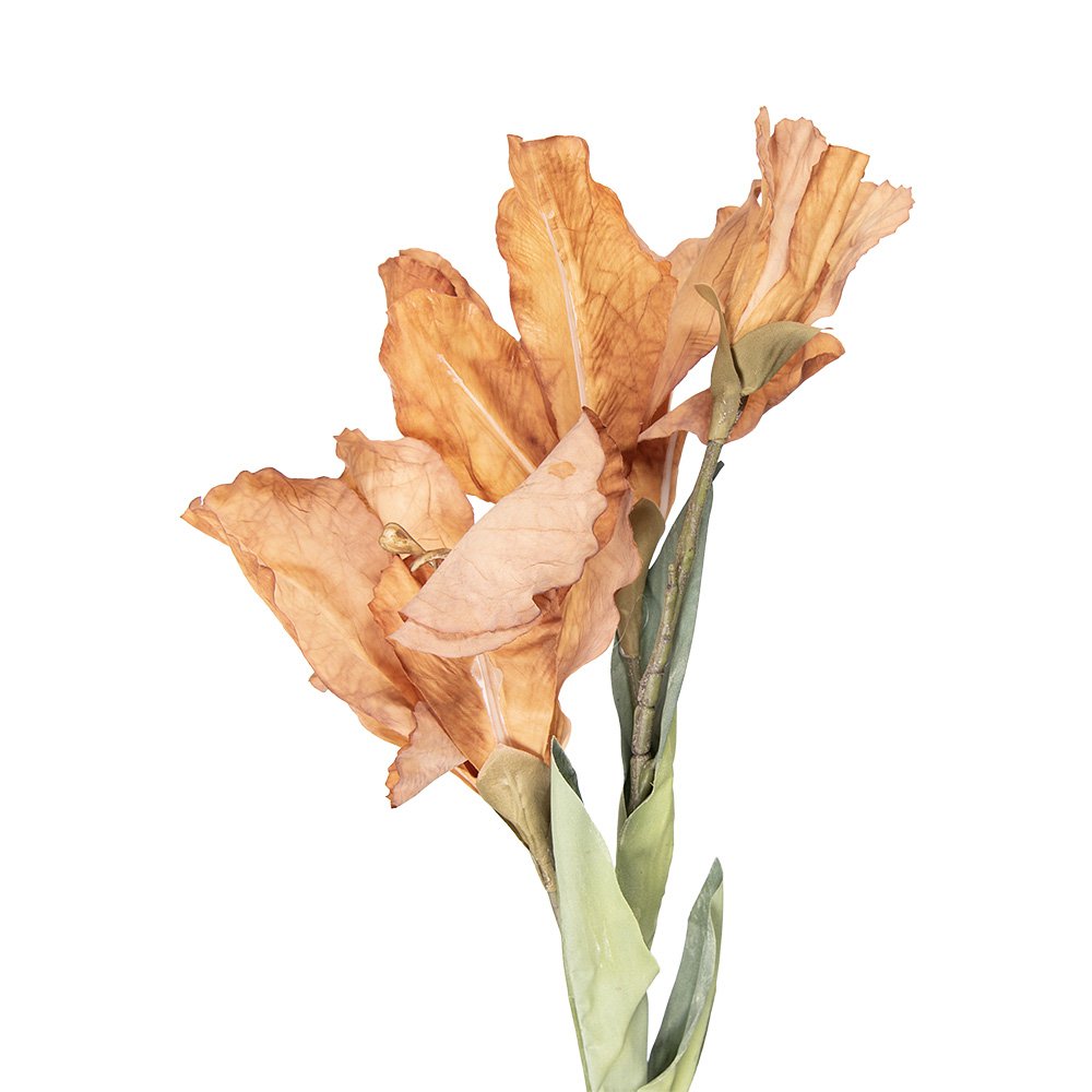 Künstliche Blume 85 cm brauner Kunststoff