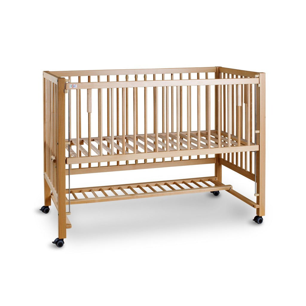 tiSsi® XXL Beistell- / Kinderbett HAJO Buche NATUR 120x60 cm