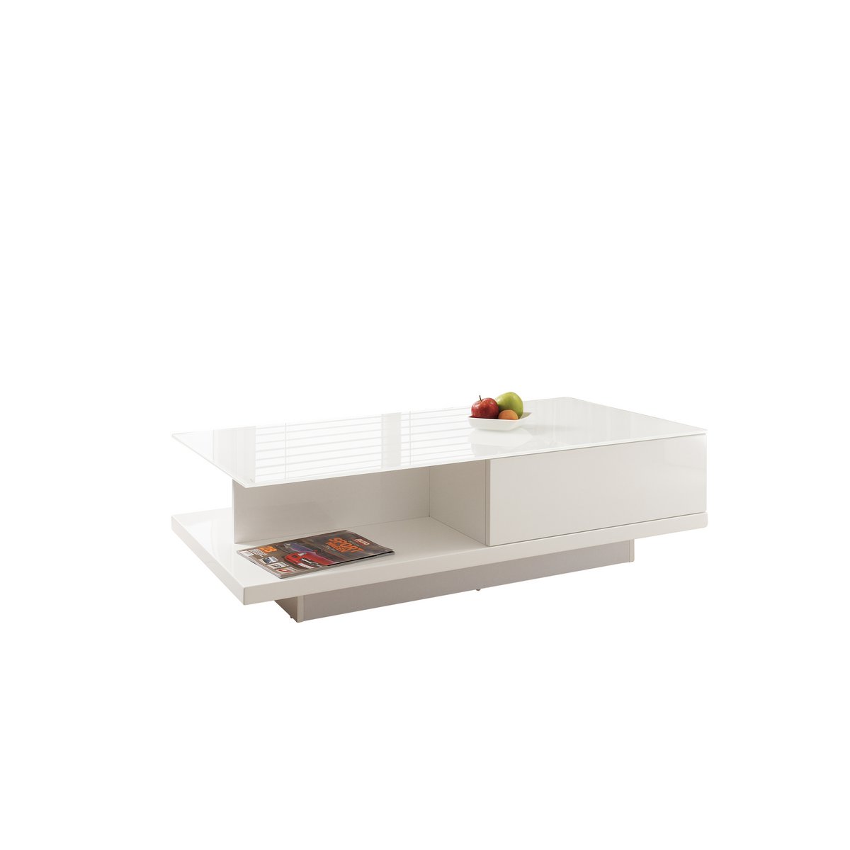 Couchtisch 120x60x36 cm weiß