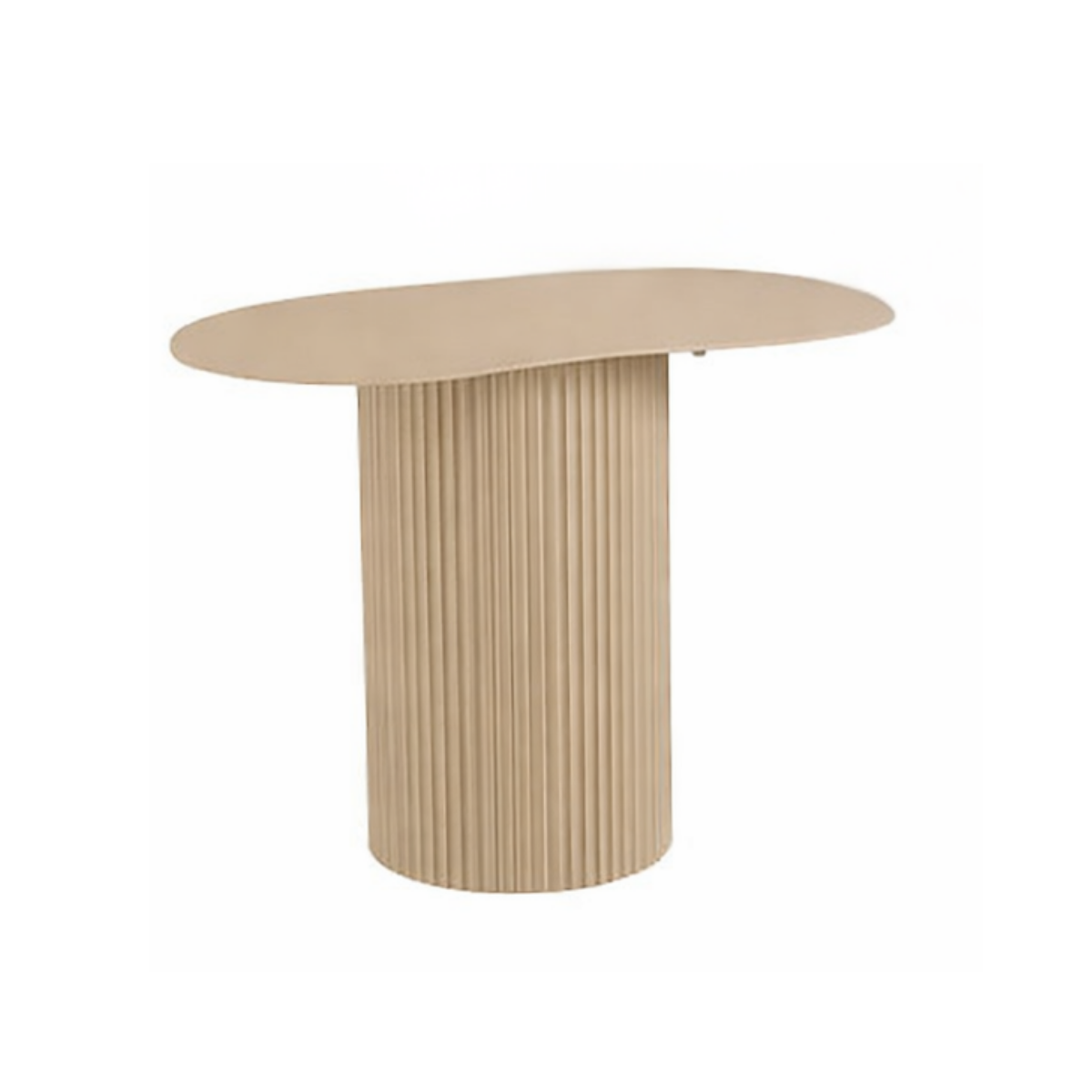 Mica Decorations Lux Beistelltisch Hellbraun – Detailansicht Tischplatte