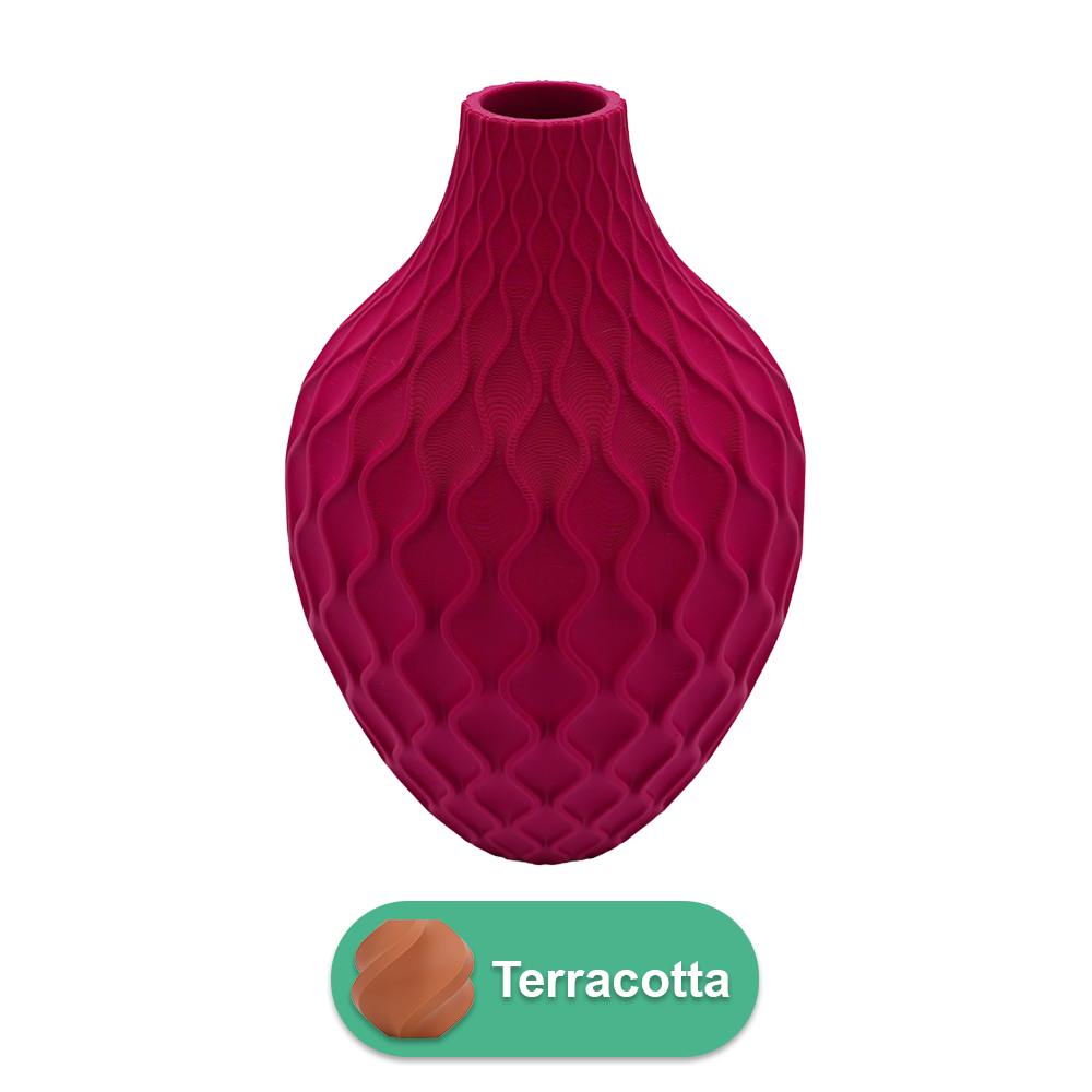 Ophira 3D-Vase – 3D-gedruckte Vase – nachhaltiges PLA – geeignet für künstliche Blumen