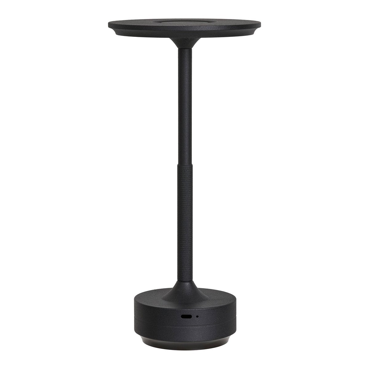 Lyneham LED-Tischlampe – Aluminium, Schwarz – 13 x 13 x 28,5 cm
