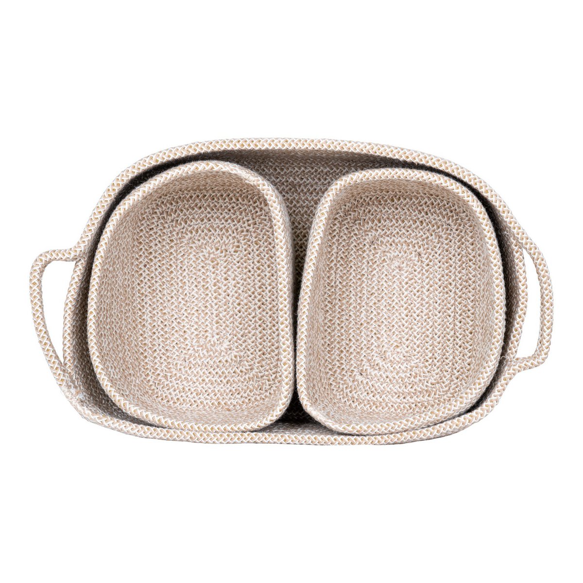 Teixo-Körbe – Baumwolle, Beige – 3er-Set