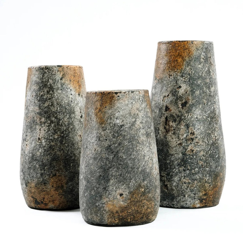Vase – Antikgrau – L