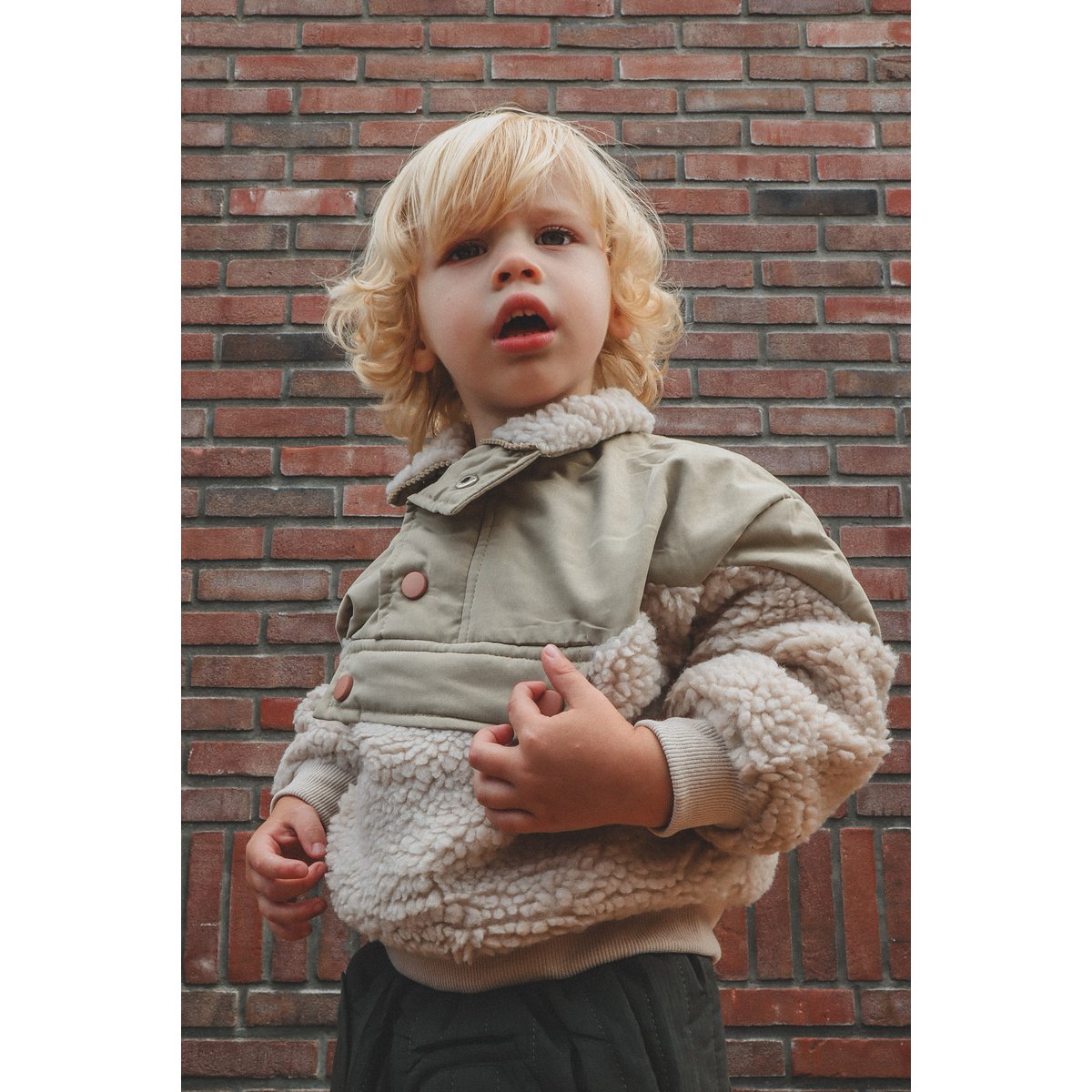 Pat Fleece Pullover