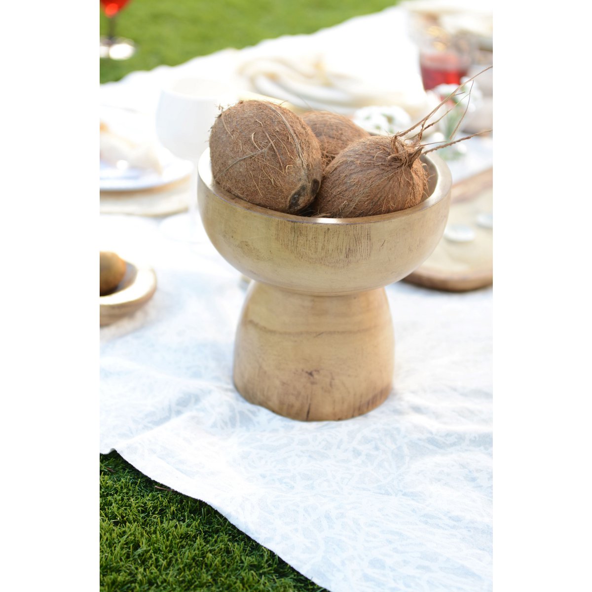 Holz-Dekoschale Aulica 23,5cm Detailansicht
