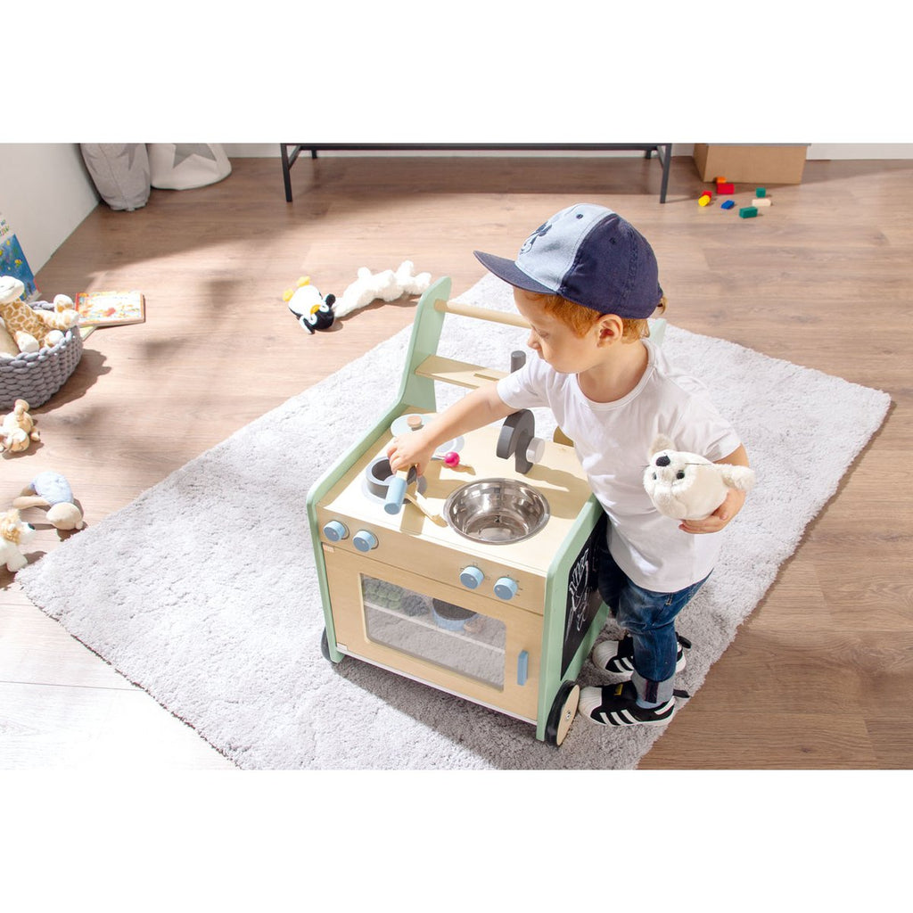 Kinderküche Kalle - Detailansicht integrierte Maltafel
