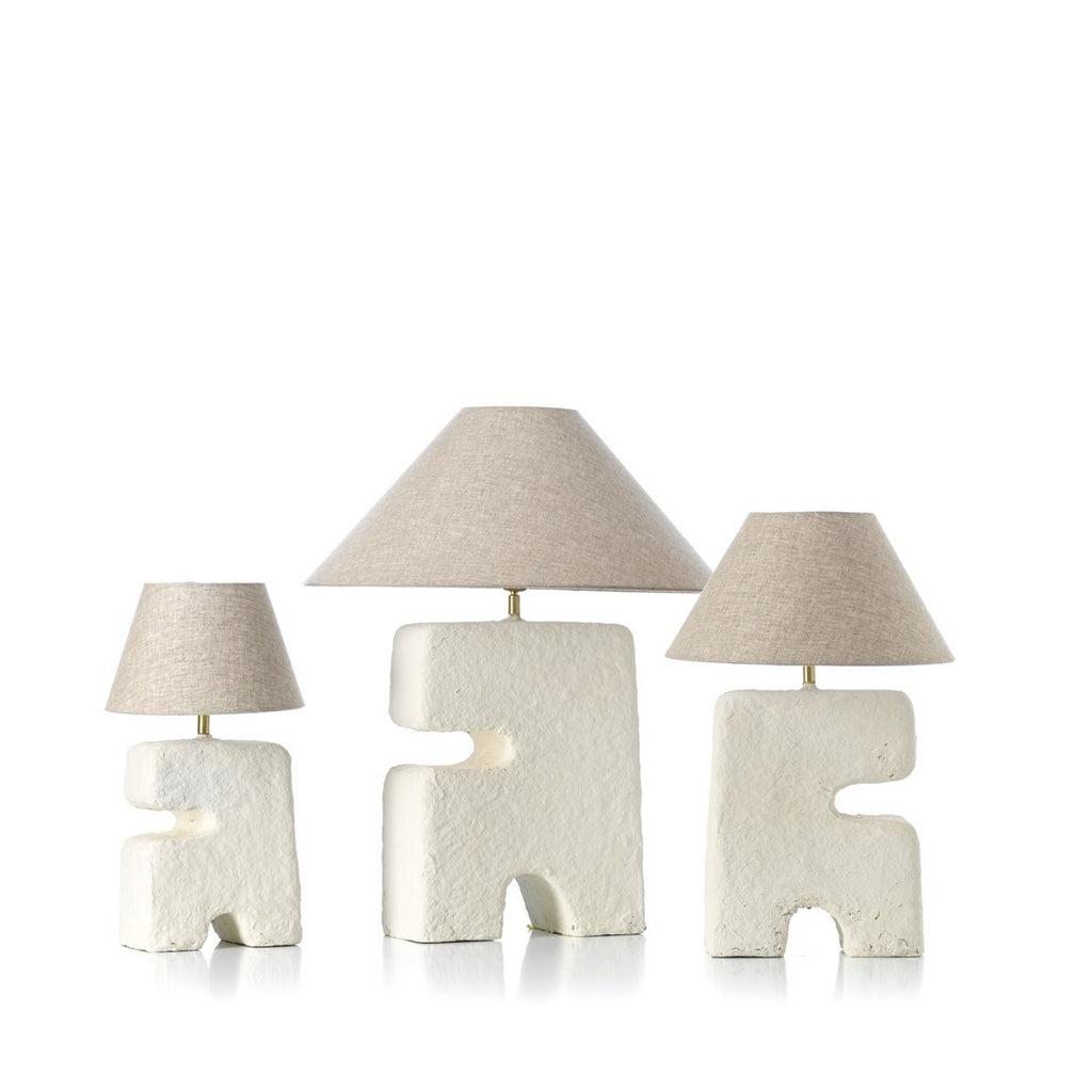Die L’Objet Tischlampe – Weiß – M
