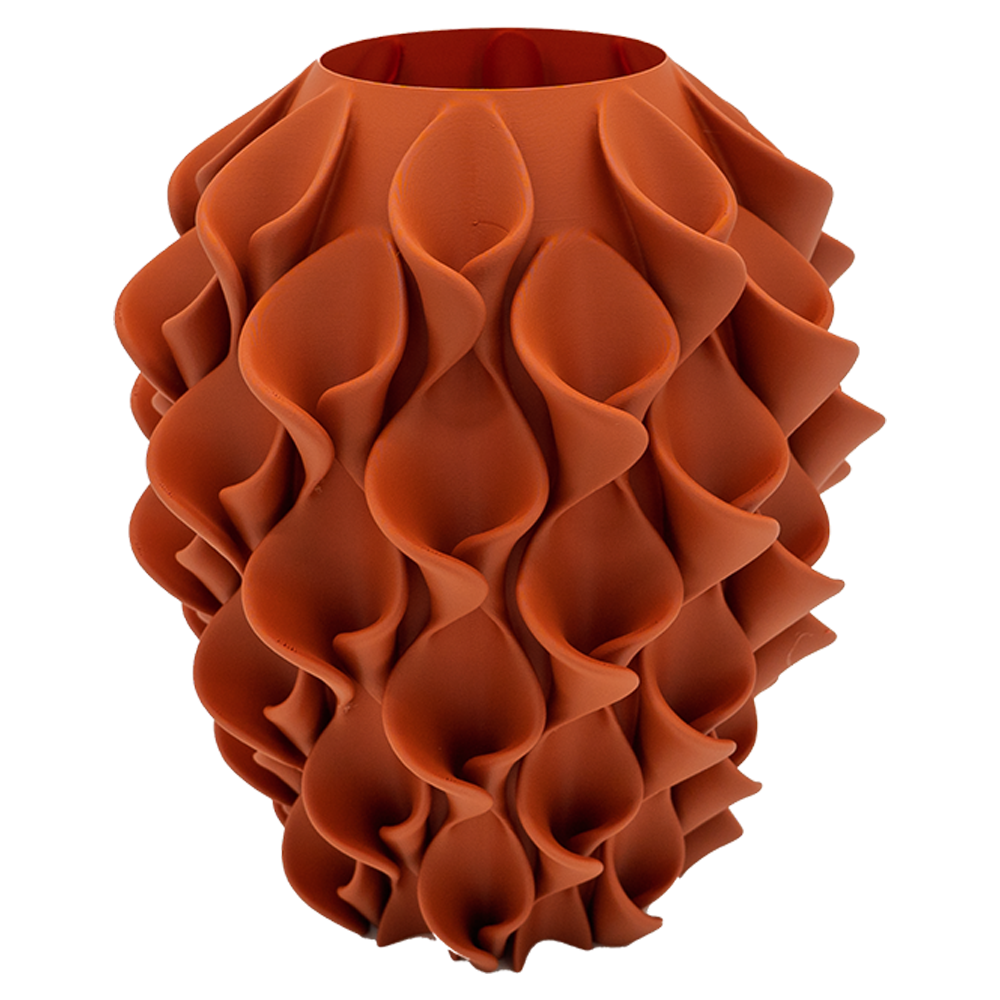 Bluma 3D-Vase – 3D-gedruckte Vase – nachhaltiges PLA – geeignet für künstliche Blumen