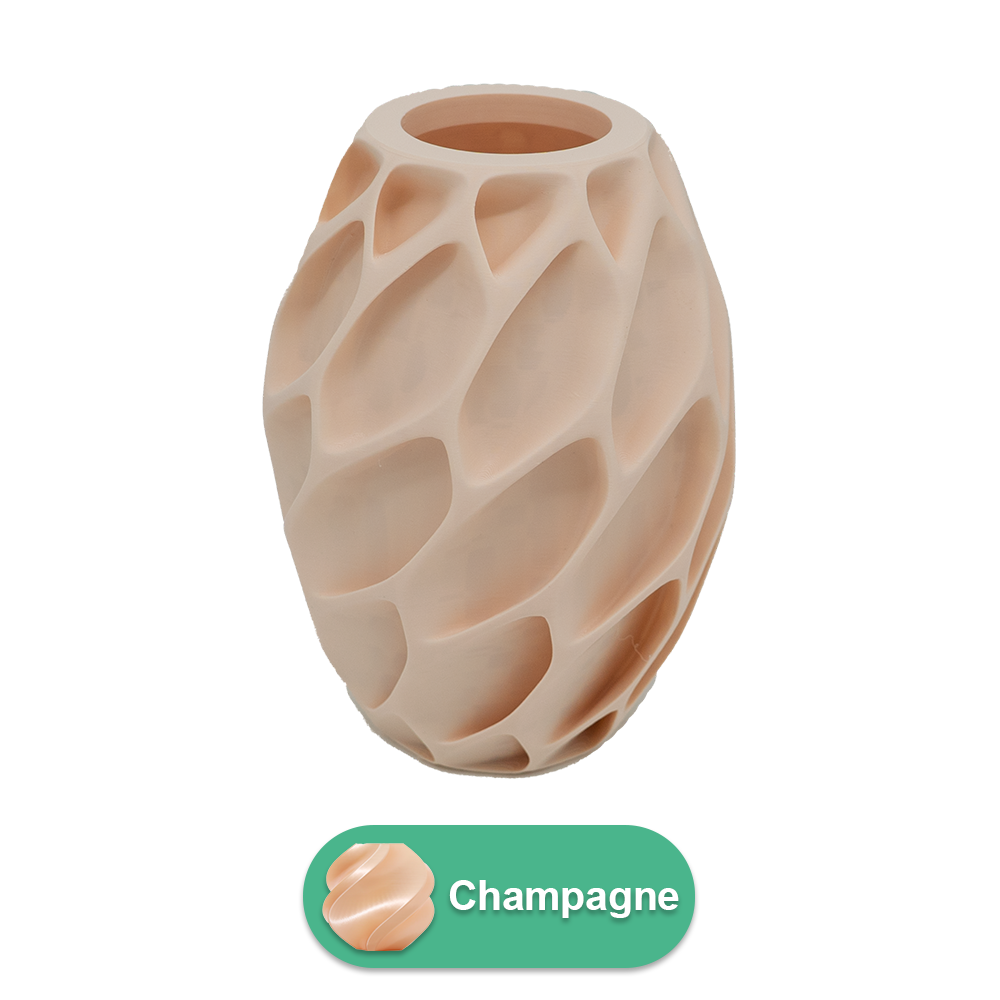 Oruna 3D-Vase – 3D-gedruckte Vase – nachhaltiges PLA – geeignet für künstliche Blumen