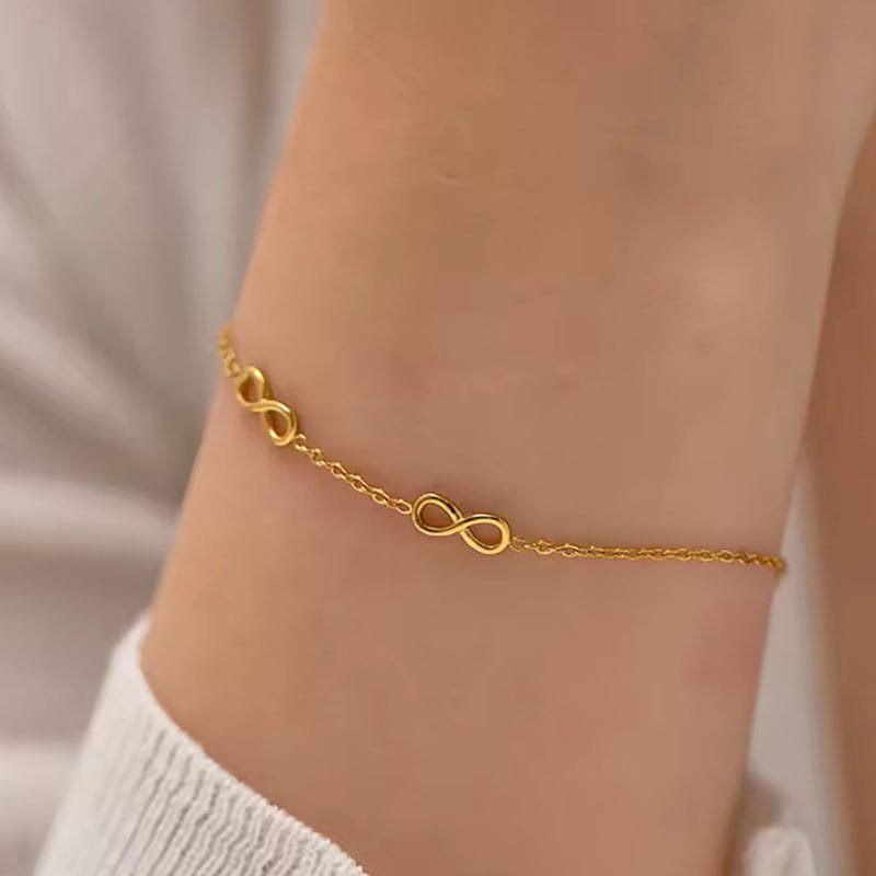 LOUIZ Infinity-Armband Forever Love