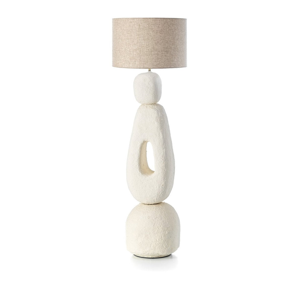 Die Lampatha Christie Stehlampe – Weiß – XL