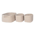 Teixo-Körbe – Baumwolle, Beige – 3er-Set