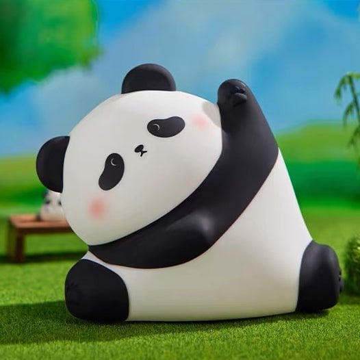Kung Fu Panda Nachtlicht – Weiche Silikon-LED-Lampe für Kinderzimmer und Nachttisch