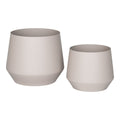 Trofa Flower Pot - Blumentopf, Stahl, Sand, 2er-Set