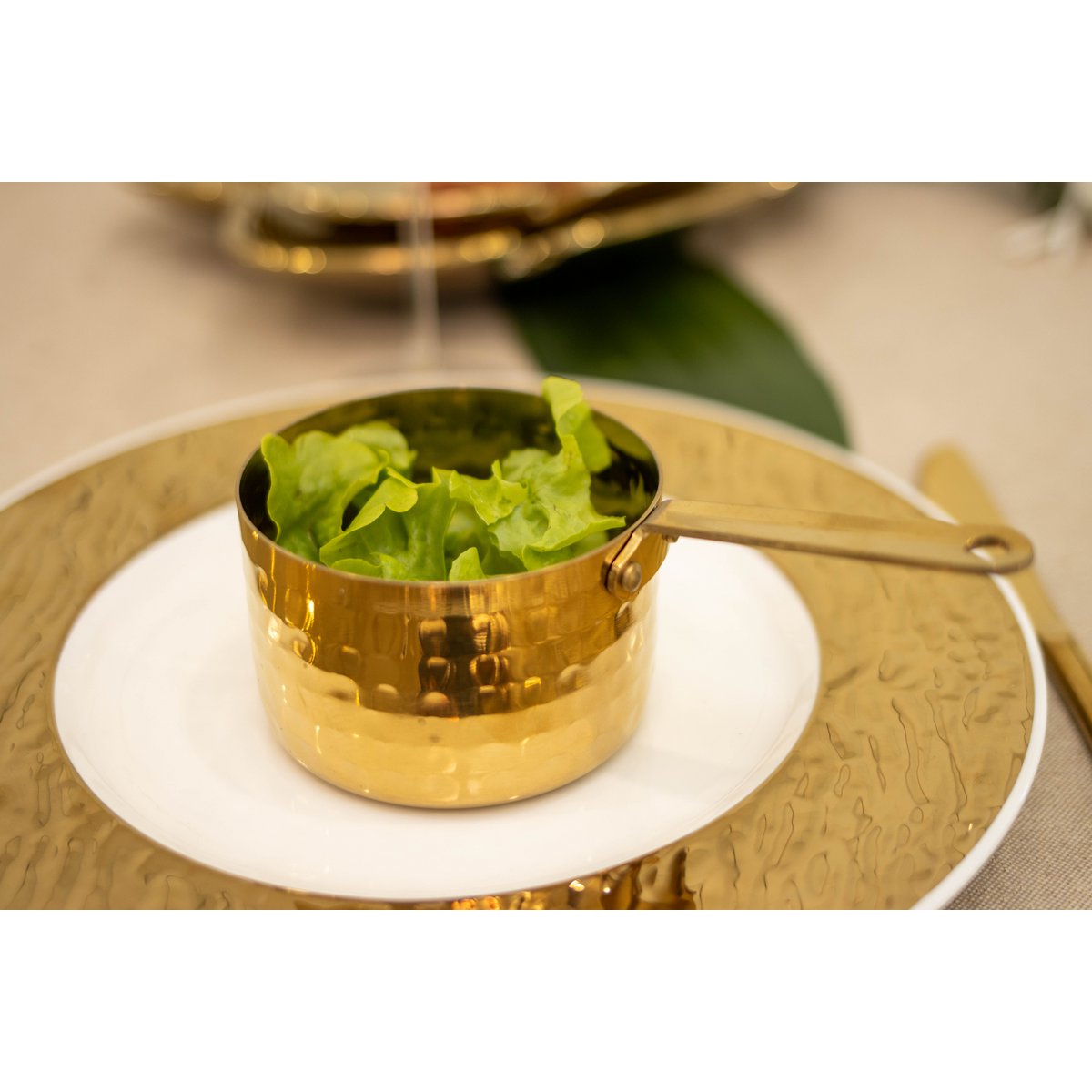 Mini High Golden Topf 9x9x6cm