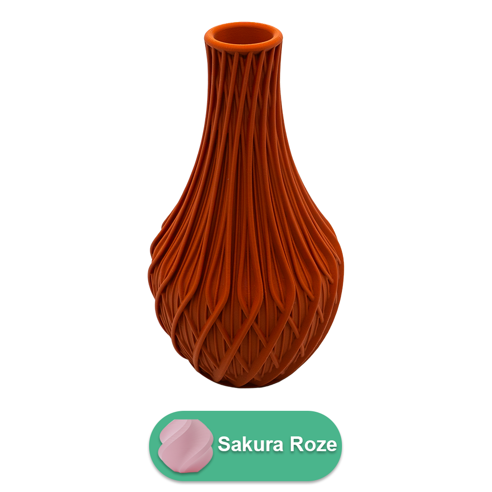 Miroa 3D-Vase – 3D-gedruckte Vase – nachhaltiges PLA – geeignet für künstliche Blumen